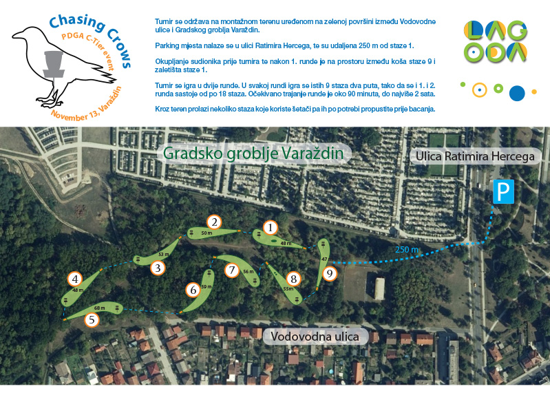 Chasing Crows 2021 course map