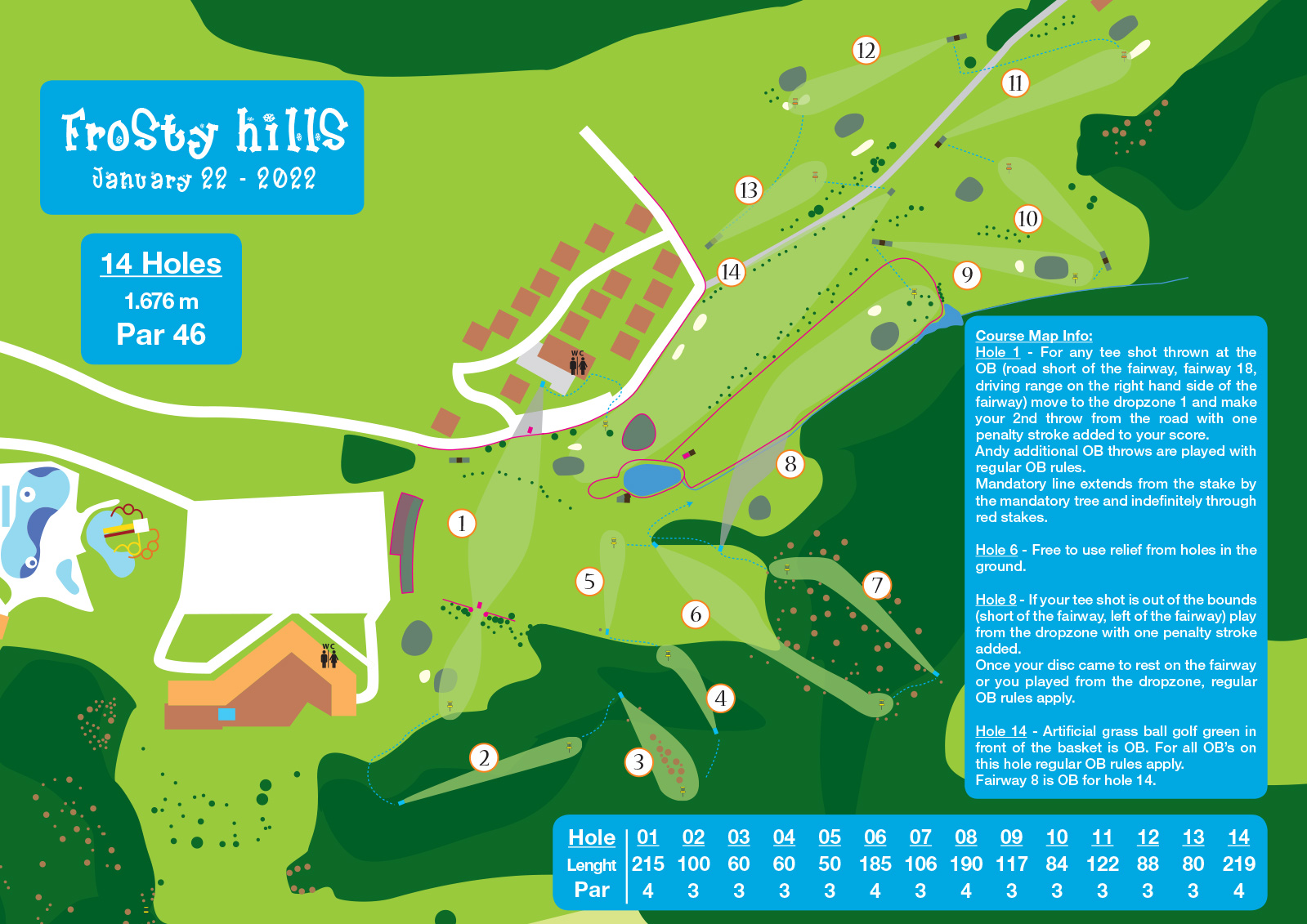 Frosty Hills 2022 course map