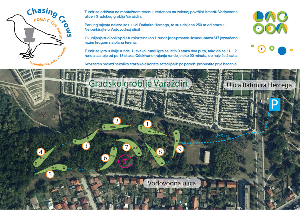 Chasing Crows 2022 course map small